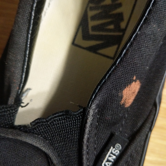 Vans Mens 9 Distressed Slip-On Bleached Distroyed Shoes Women's 10.5 - Picture 12 of 14